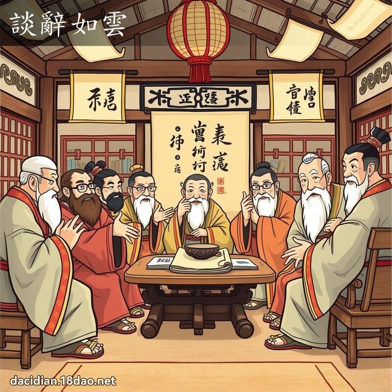 Đàm từ như vân (谈辞如云)