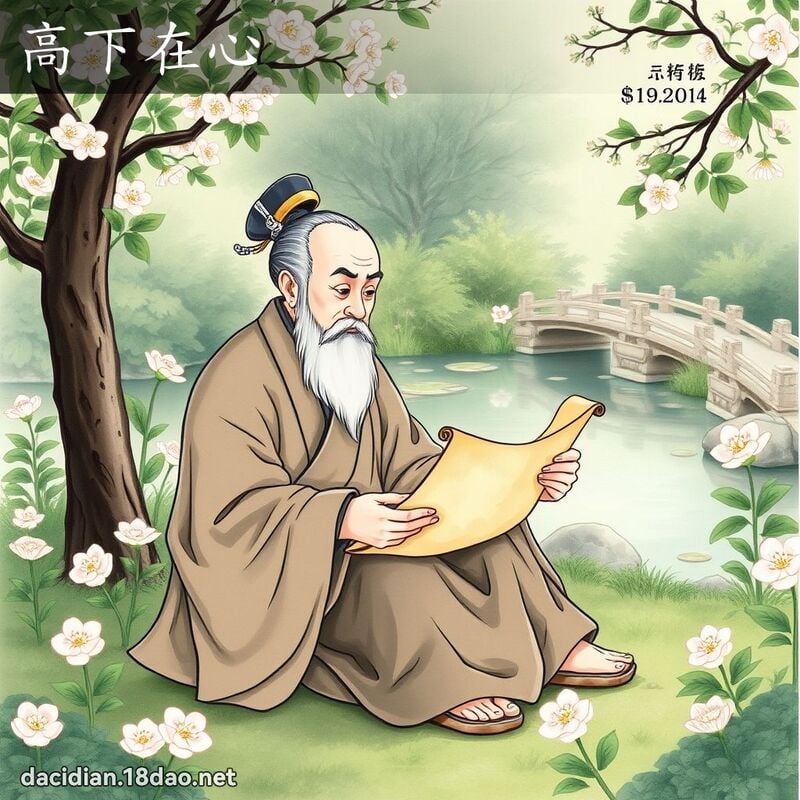 Cao hạ tại tâm (高下在心)