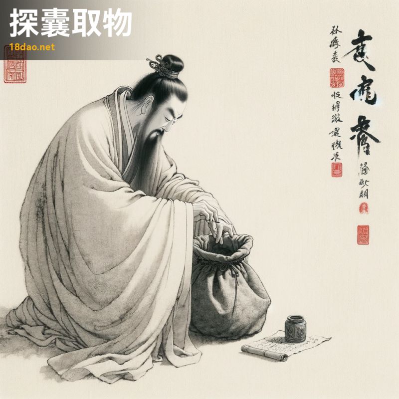 Thám nang thủ vật (探囊取物)