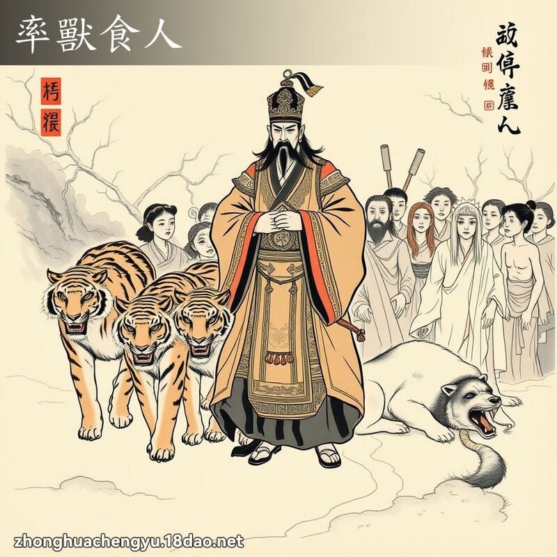 Suất thú thực nhân (率兽食人)