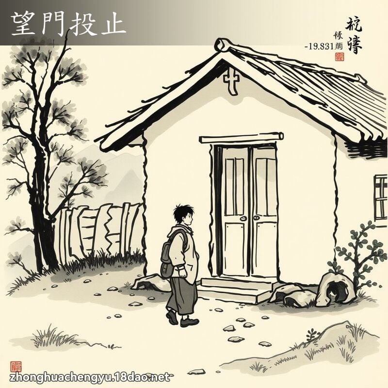 Vọng môn đầu chỉ (望门投止)