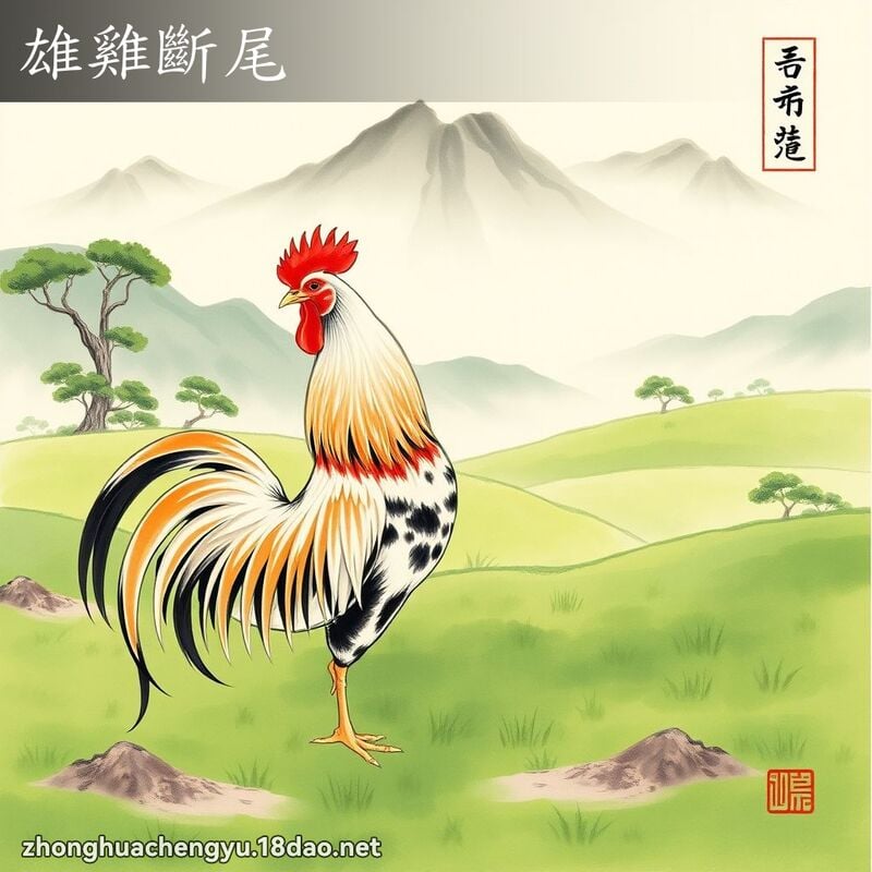 Hùng kê đoạn vĩ (雄鸡断尾)