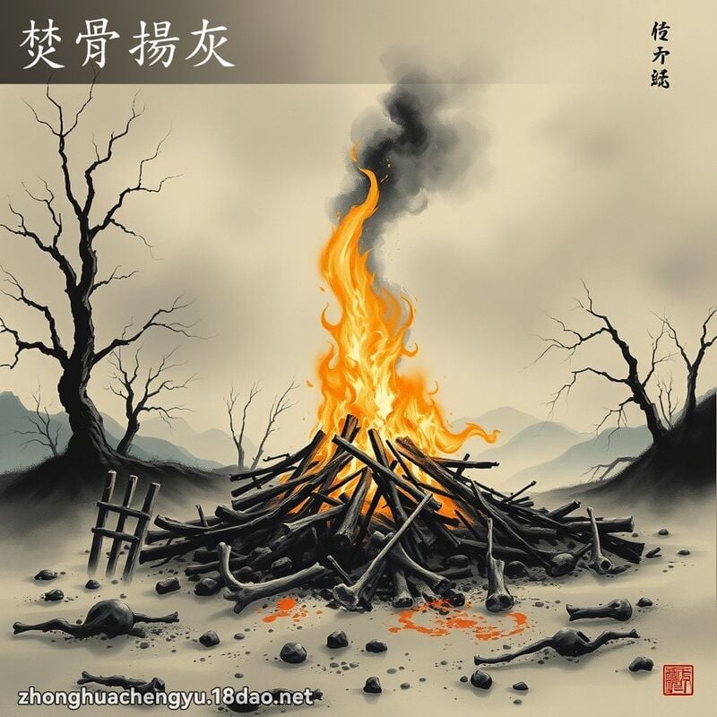Phần cốt dương hôi (焚骨扬灰)