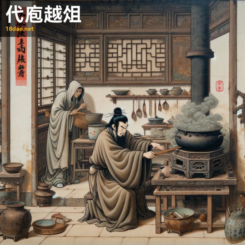 Việt trở đại bào (越俎代疱)