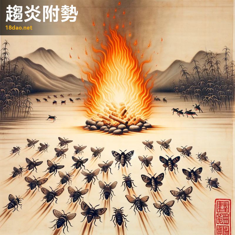 Xu diễm phụ thế (趋炎附势)