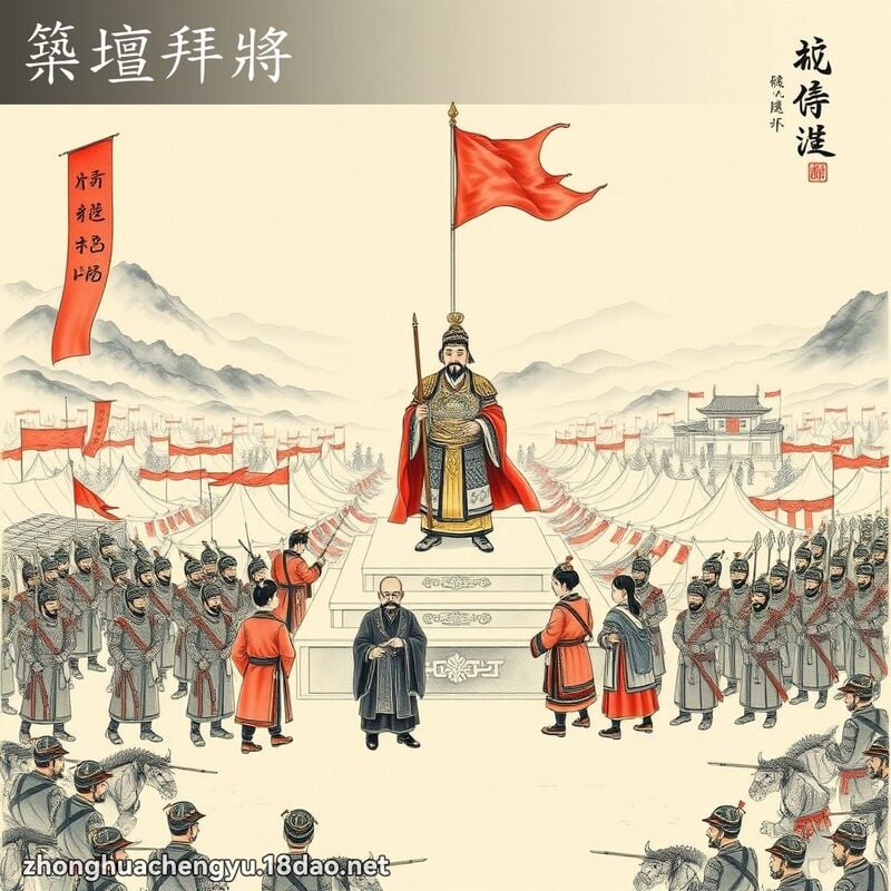 Trúc đàn bái tướng (筑坛拜将)