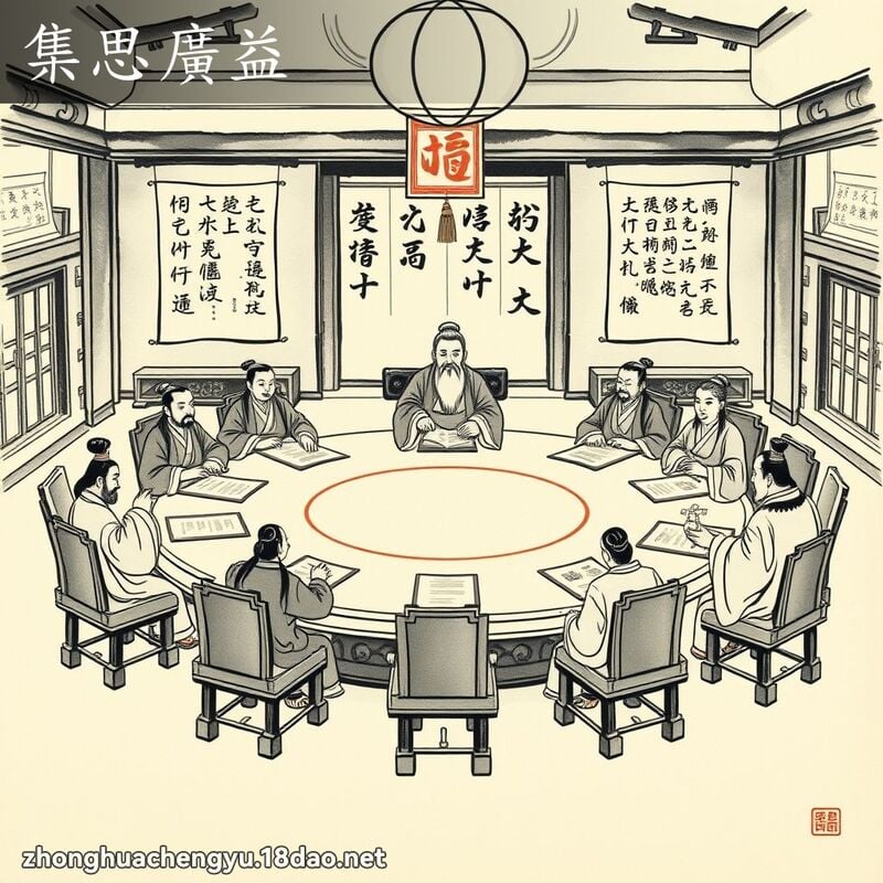 Tập tư quảng ích (集思广益)