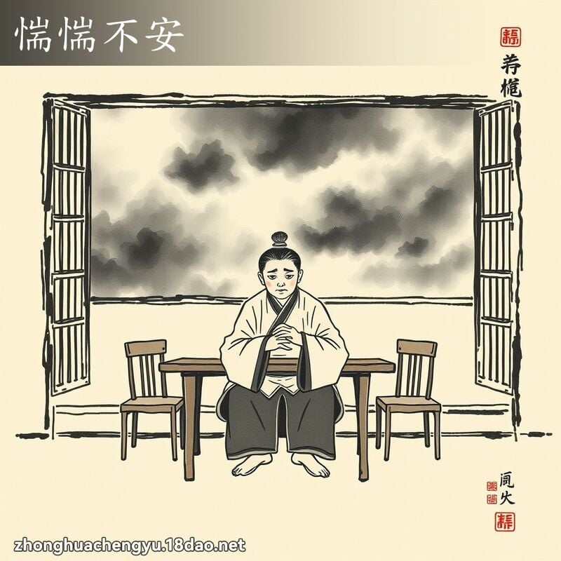 Chúy chúy bất an (惴惴不安)