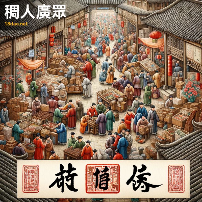 Trù nhân quảng chúng (稠人廣眾)