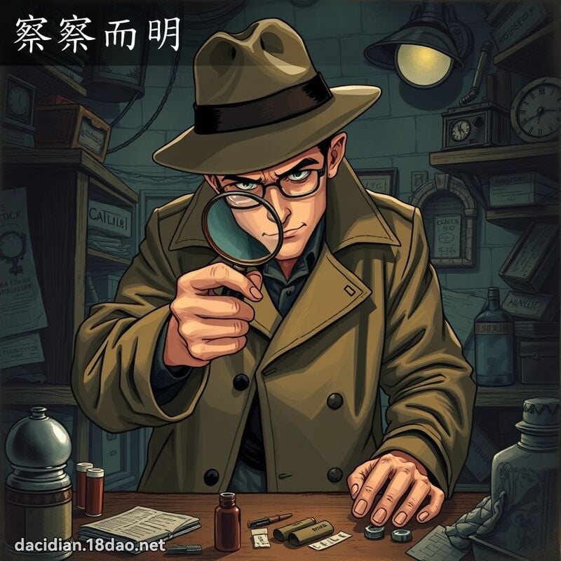 Sát sát nhi minh (察察而明)